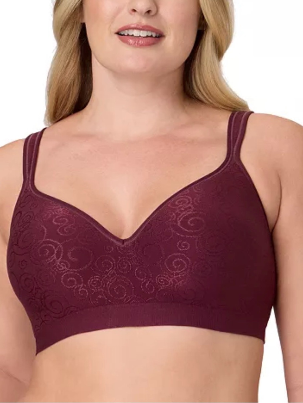 Bali Women's Comfort Revolution Shaping Wireless Smoothing Bra 40DD